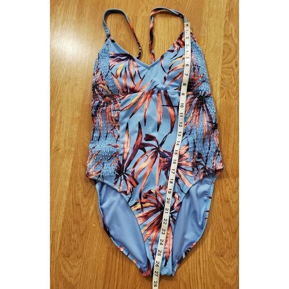 Jessica Simpson Palmy Days Smocked Swimsuit - NEW - Picture 8 of 10